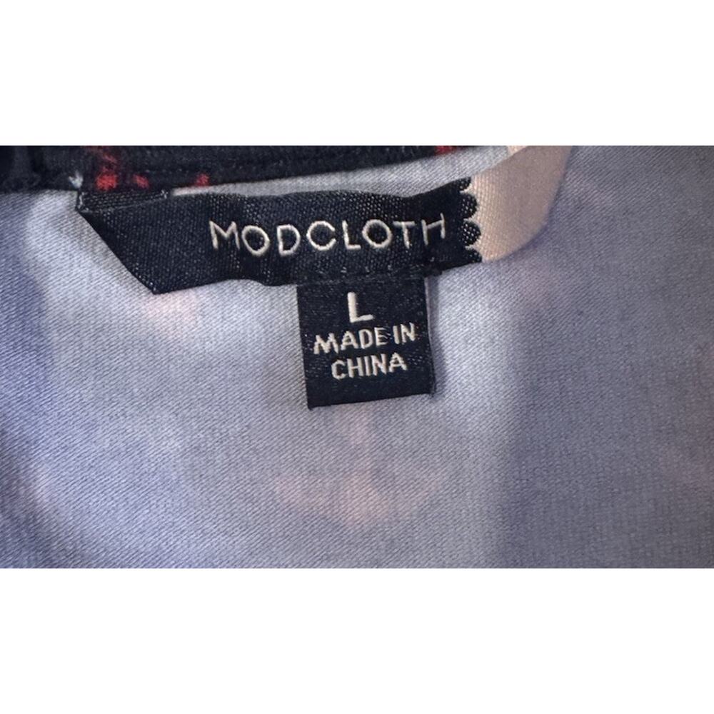 ModCloth |Anchor | Navy Blue Dress | Rockabilly | Retro Vibe | Swing Skirt - Picture 4 of 15